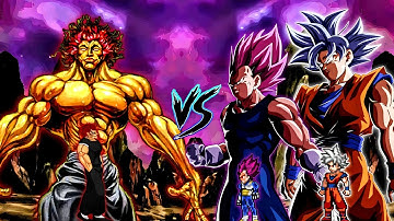 Yujiro Hanma OP (New) VS Goku DBS V3.5 OP & Vegeta DBS OP in Jump Force Mugen