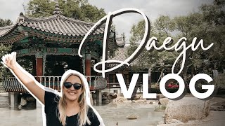 Daegu VLOG Part 2 | Apsan, Crafting, Café, Korean Streetfood, Parks, Sparkland