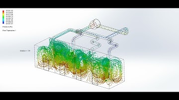 Flow simulation  through ducts using solidworks