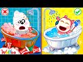 Baby Wolfoo Don&#39;t Make Cola Bath! | Let&#39;s Take a Bath | Fun Bath Time | Wolfoo Family