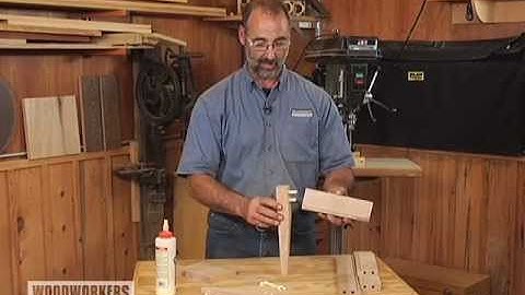Woodworking Tips & Techniques: Joinery - Spreading Glue with Q-Tips