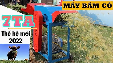 Máy Băm Cỏ 7TA Bình Quân Tận Dụng Băm Rơm Khô Liệu Có Thể ?