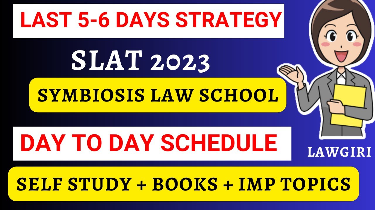 Symbiosis Law Aptitude Test Preparation In 5 6 Days 2023 Symbiosis BA BBA LLB Entrance Test
