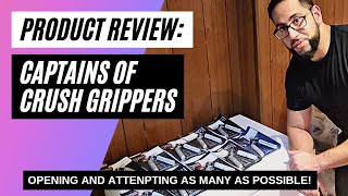 Opening & Attempting CAPTAINS OF CRUSH Grippers | Product Review & Unboxing #COC #captainsofcrush
