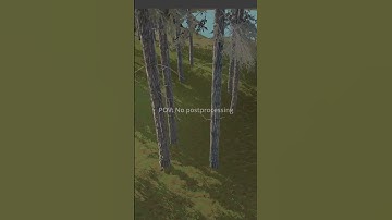Post Processing VS No Post Processing #unity #beforeandafter