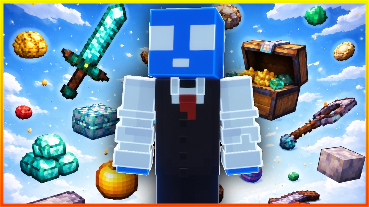 Minecraft But Every 10 Seconds I Get a Random Item