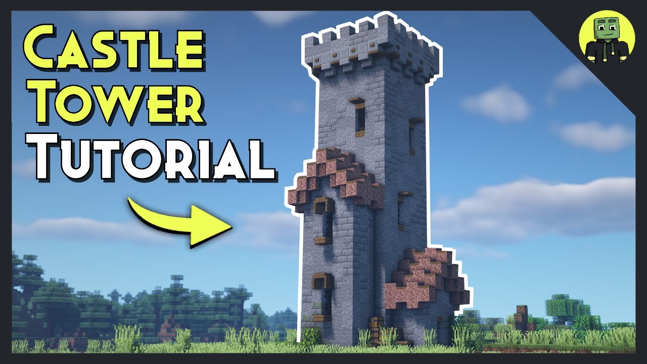 To Build Castle Tower in Minecraft!! [Tutorial 2021] - YouTube