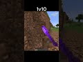 1V10 no MINECRAFT