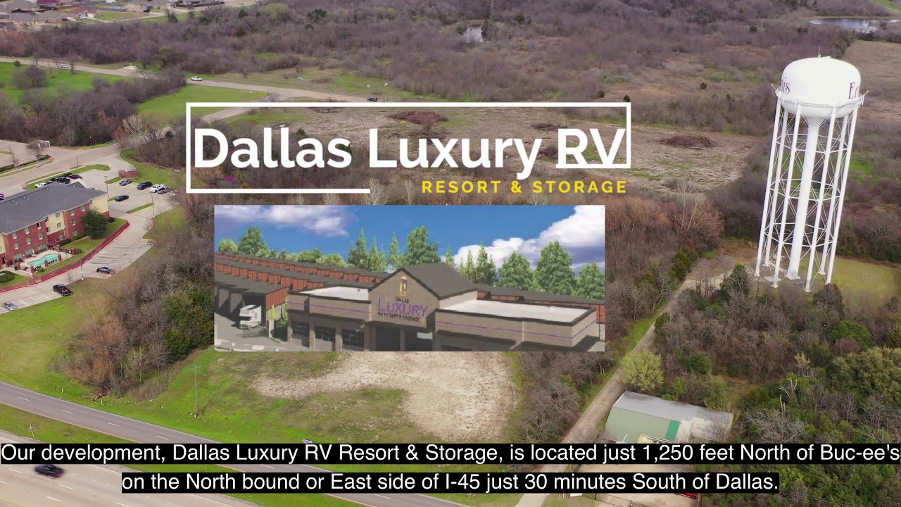 Dallas Luxury RV Resort & Storage fly over. YouTube