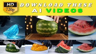 Cutting Fruits ASMR - AI Cutting Fruits ASMR Videos FREE Download screenshot 1