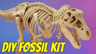 3D Printed T-Rex + DIY Fossil Digging Kit