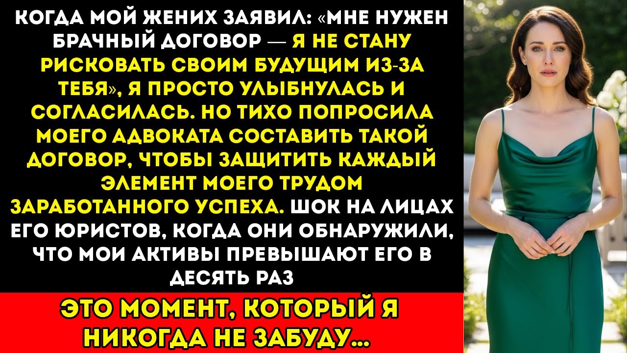 Когда мой жених сказал, что не станет РИСКОВАТЬ своим будущим ради меня, я ПОДПИСАЛА — и моя