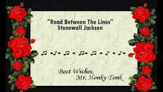 Read Between The Lines Stonewall Jackson chords