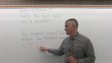 MTH 060 : Section 1.2 Problem 7 - Topics in Developmental Mathematics
