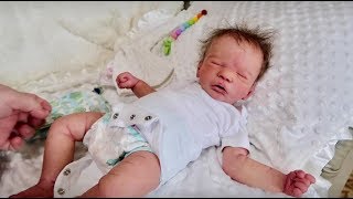 Вечер с новорожденным / купание и уход за Силиконовой куклой реборн / Reborn Baby Night Routine