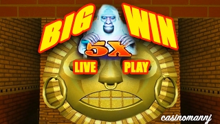 **BIG WIN** - MYSTICAL RUINS 10X RE-SPINS - MAX BET! -  *LIVE PLAY* Slot Machine Bonus
