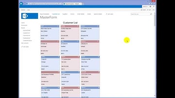 ClaySys AppForms Examples - Customer List (Reporting)