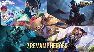 Upcoming New 7 Revamp Heroes In Project Next Phase 3 | Kagura - Franco - Faramis And More!! | MLBB