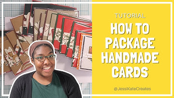 How To Package Cards for Craft Shows | Craft Fair Prep | Part 1