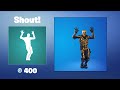 Shout  fortnite emote