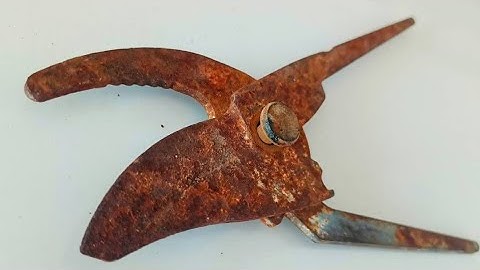Restoration antique rusty scissors 43 years old !! Restoration videos !!