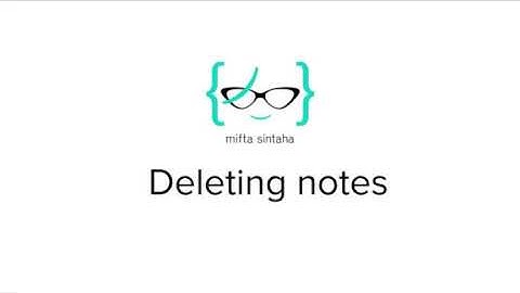 ReactJS for Beginners - 8: Deleting Notes