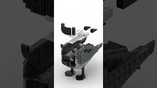 LEGO Barnacle Goose MOC | LEGO Bird Virtual Build #shorts #legoshorts #legos
