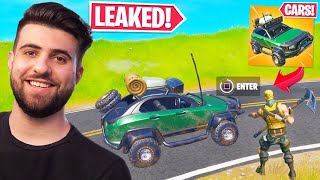 CARS in Fortnite Season 3! (New Leaked Info!)