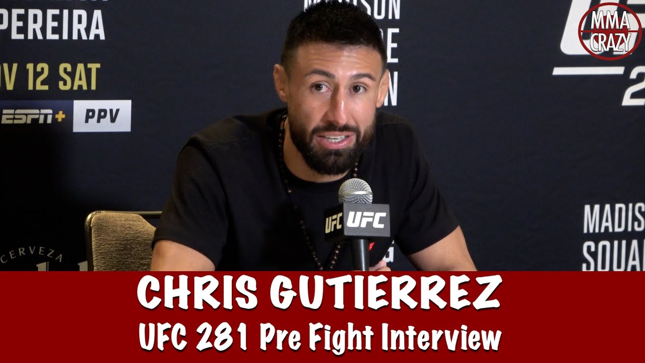 Chris Gutierrez on Frankie Edgar “Its not bitter sweet, hes had his run” at UFC 281