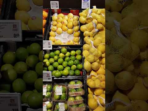 Rewe супермаркет в Германии, обзор продуктов , цены