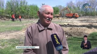 В Колбайском сельском округе началось строительство фельдшерско-акушерского пункта