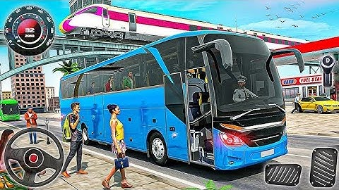 Offroad Bus Driving Simulator Mobile Game - Real Bus Driving 2025 - Bus Game Android Gameplay 👿