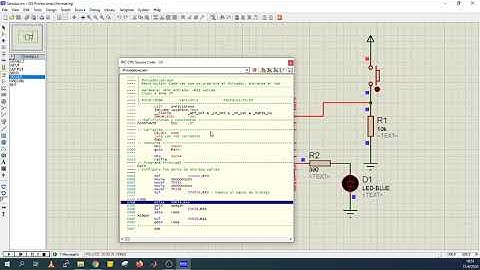 1-Simulador Proteus-Primeros pasos y como simular el programa de un microcontrolador