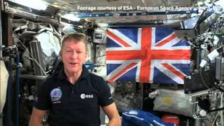 Tim Peake message to the Queen