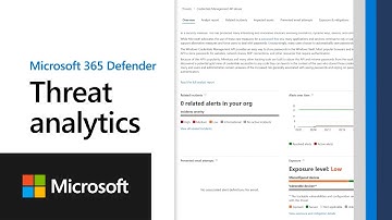 Threat analytics | Microsoft 365 Defender