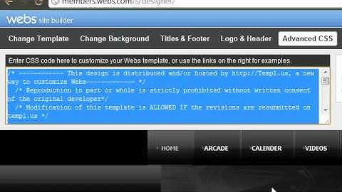 How To Add A Custom template to webs