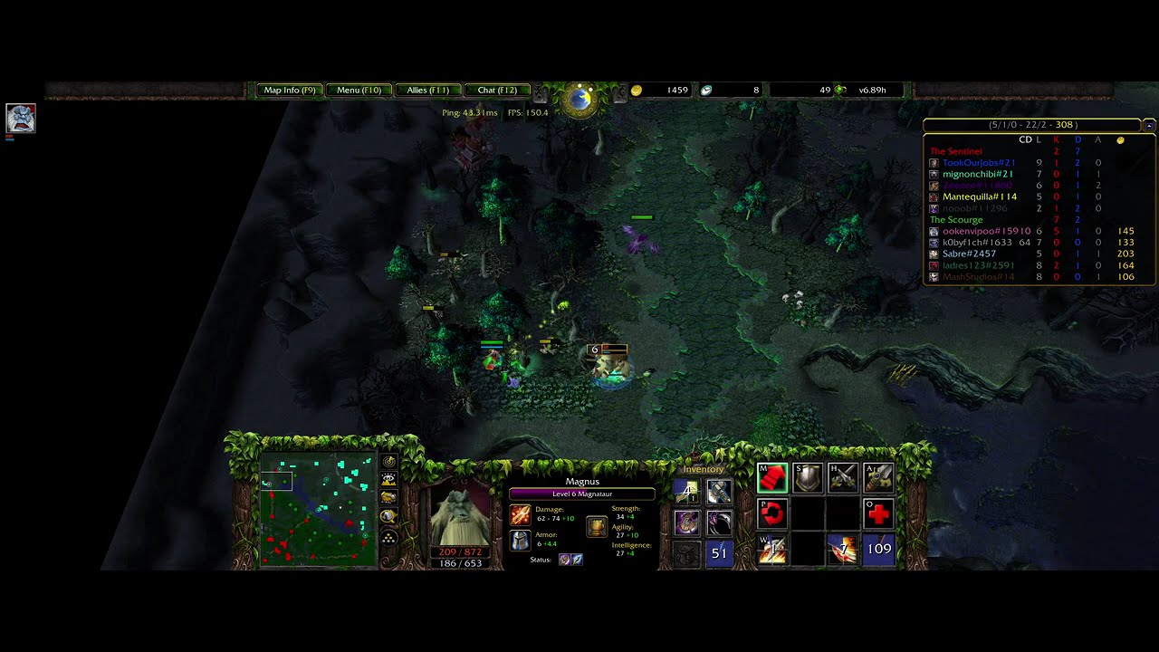 Magnus skewing build [Dota v6.89h] 🟩 - YouTube