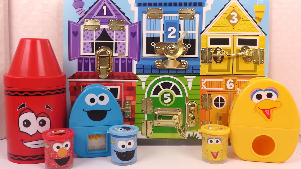 1 Rue Sésame | Pâte à Modeler et Crayons Surprises | Apprendre les couleurs et les nombres