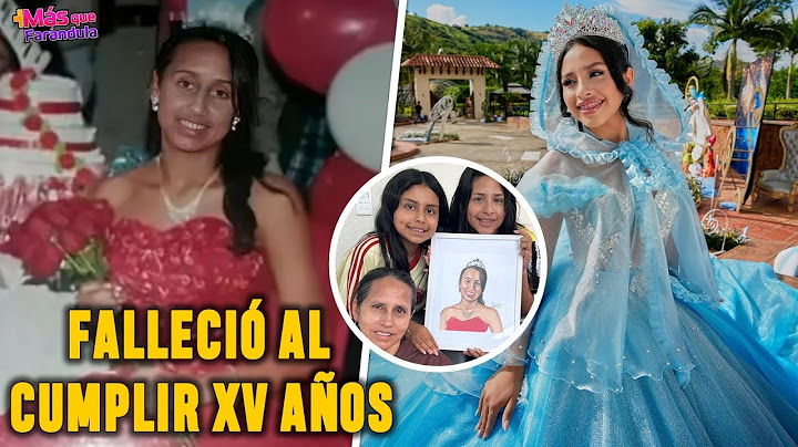 Valentina Cerón's little sister, who died after turning 15.