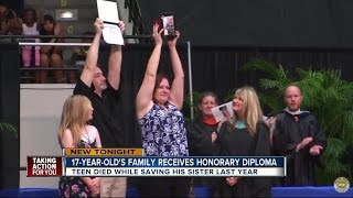 Bartow High awards diploma to teen who died saving sister and mom from strong current