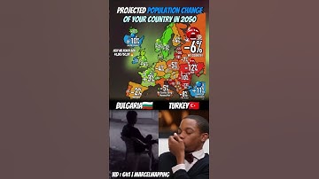 Projected Population Of Your Country In 2050👥 #mapping #map #shorts #popular #fyp