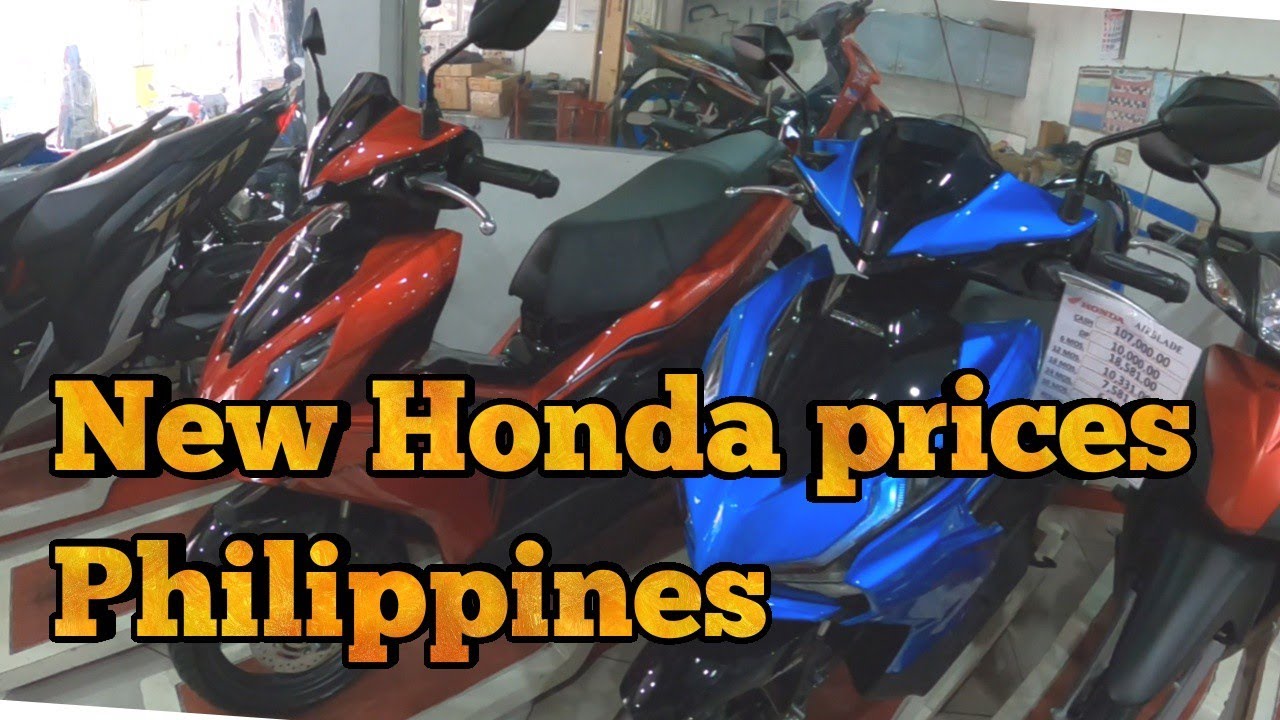 New Honda Bike Prices 21 Bacolod City Youtube