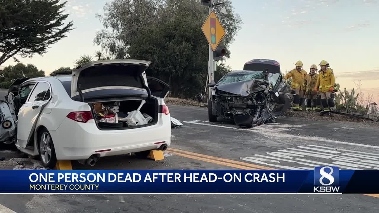 1 dead, 1 injured after suspected DUI crash in Monterey County - YouTube