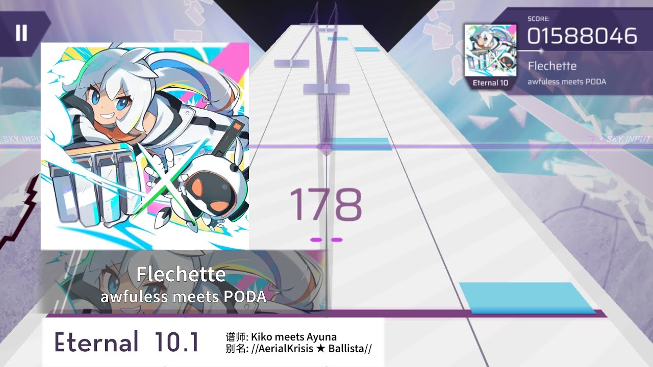 【Arcaea Fanmade】Flechette - awfuless meets PODA (Eternal 10)