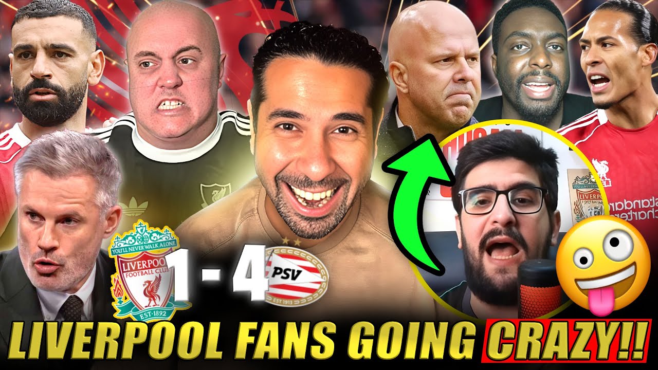 Болельщики «Ливерпуля» сходят с ума. Салах и Ван Дейк разоблачены. Каррагер разоблачен. Реакция «...