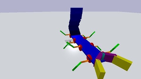 Robotic Scorpion Simulation using Bullet Physics