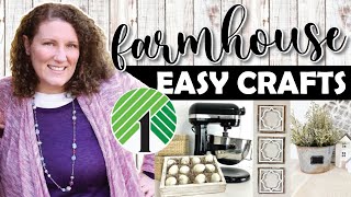 High End (Dollar Tree) Home Decor Crafts | Farmhouse Spring  DIYs