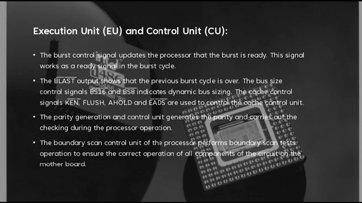 Découvrez l'architecture du processeur Intel 80486