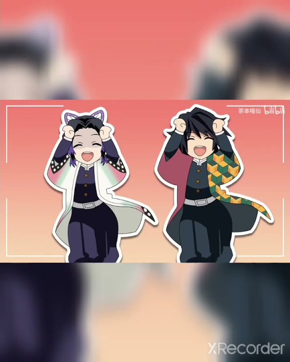 shinobu and giyu.dancing #caramelldansen