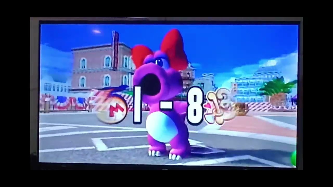Mario Super Sluggers hitting a home run with all characters part 3